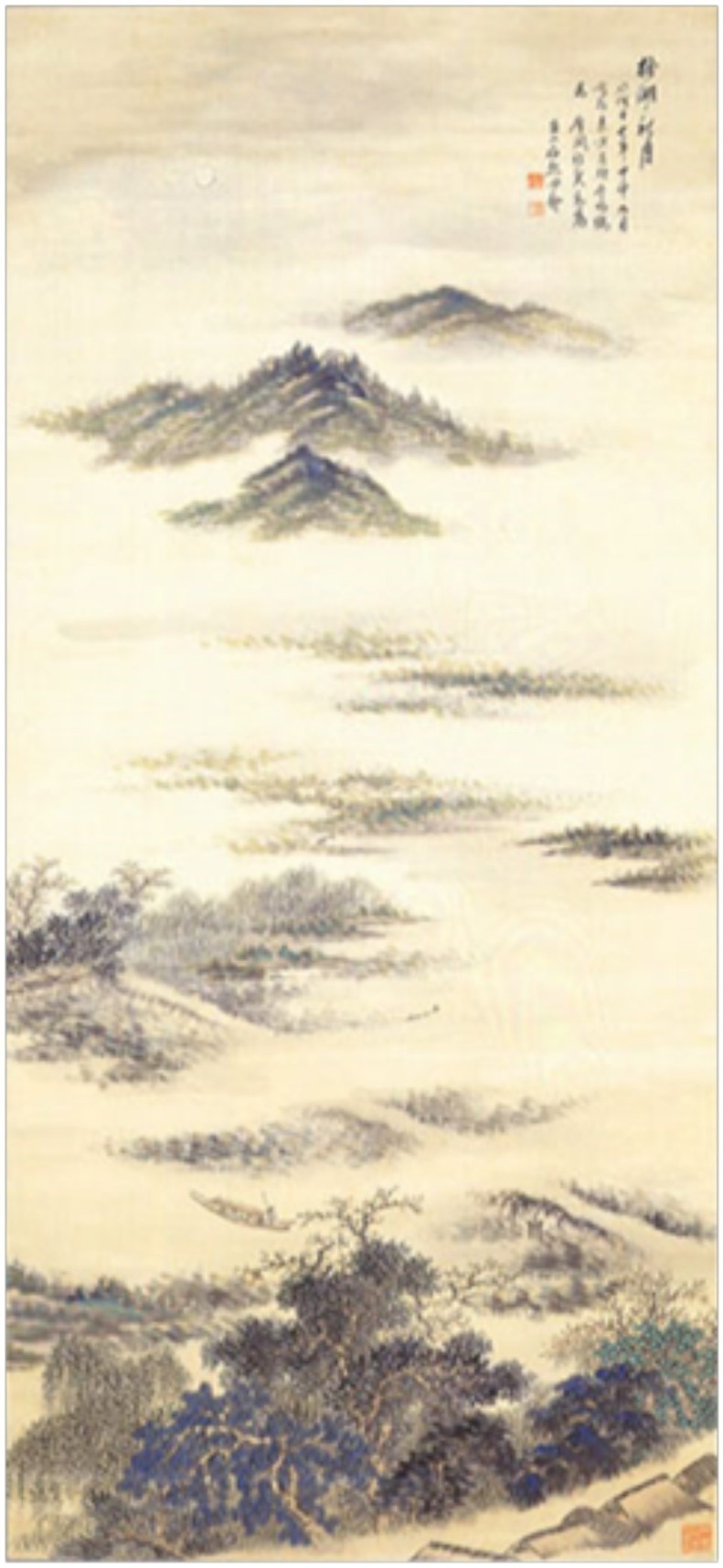 図－13　　四季山水図　　秋図