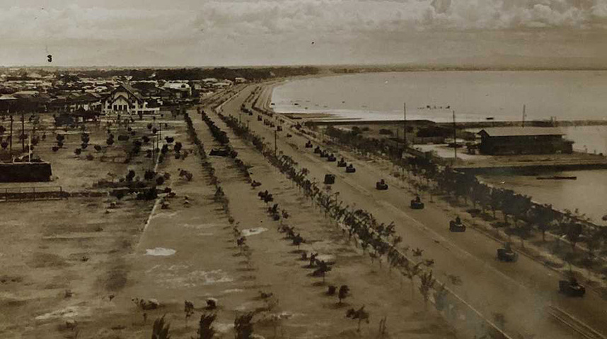 日本軍がマニラに侵攻した際の写真　PHOTO BY SAYO FUKUDA