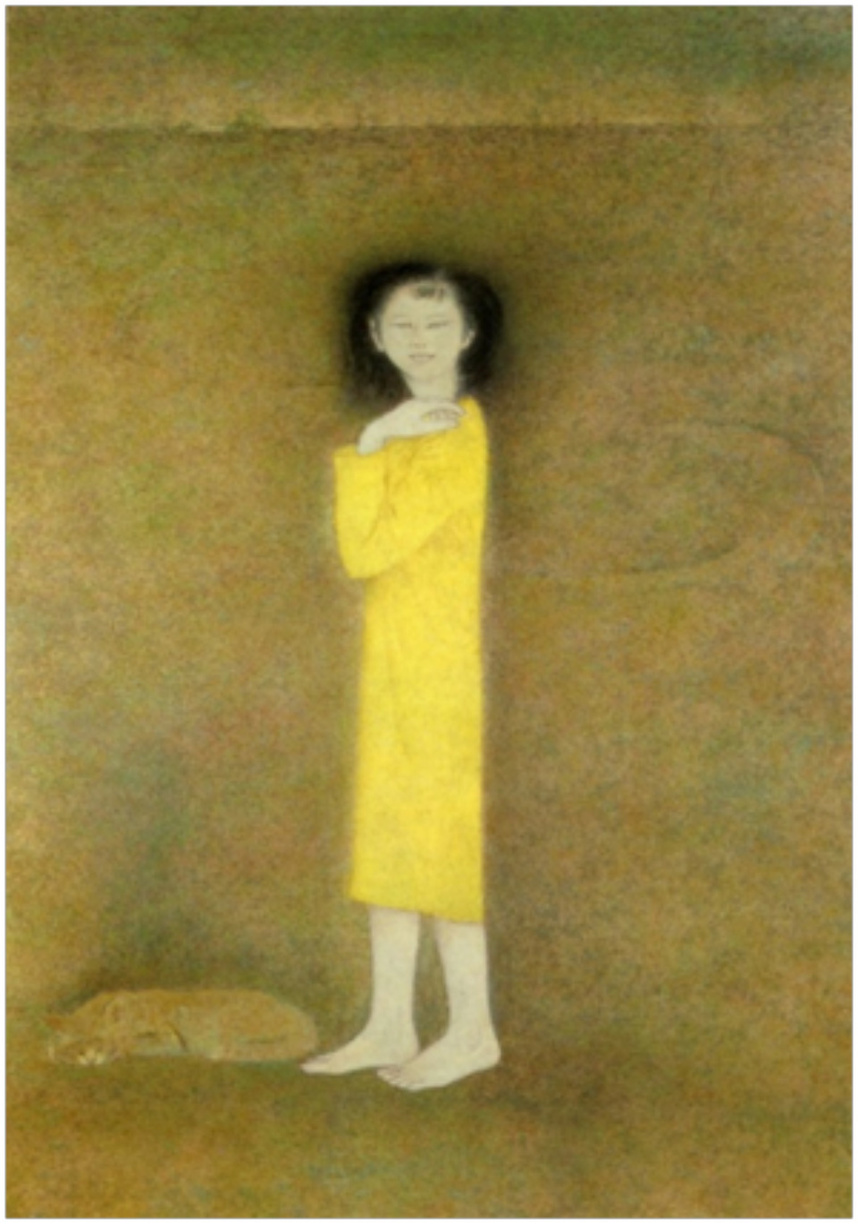 図－21　　少女　1979年　第11回改組日展