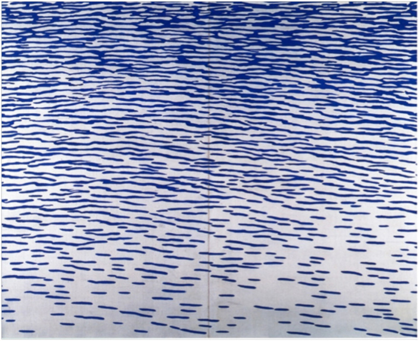 図－17　　福田平八郎　漣　1932年　第13回帝展　大阪市立近代美術館蔵