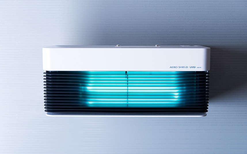 人がいる空間で24時間安心・安全に空気環境対策ができる紫外線照射装置「エアロシールド 」