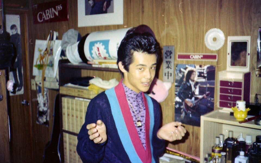 なめ猫、横浜銀蝿などが流行っていた時代でした(高１)