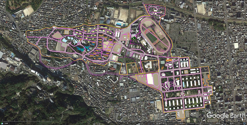 キャンプチッカマウガ俯瞰
