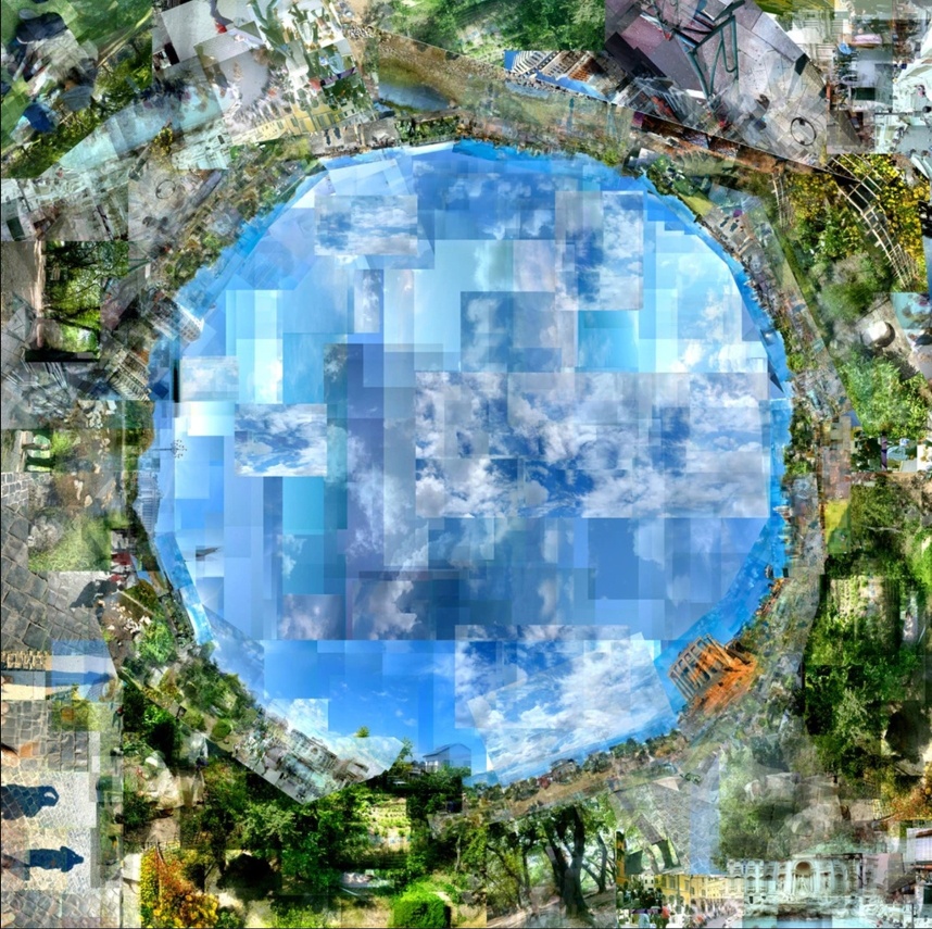 『空一つ』2017年　文田聖二