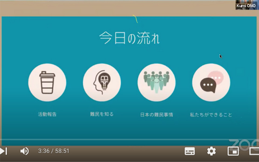 2022年3月オンライン講演(昼60名、同日夜20名の方々が参加した)