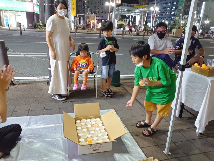 ピンポンカップイン、狙いを定めて～