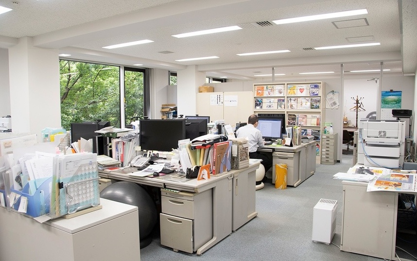  ロータリーの友事務所編集部オフィスはこんなところ