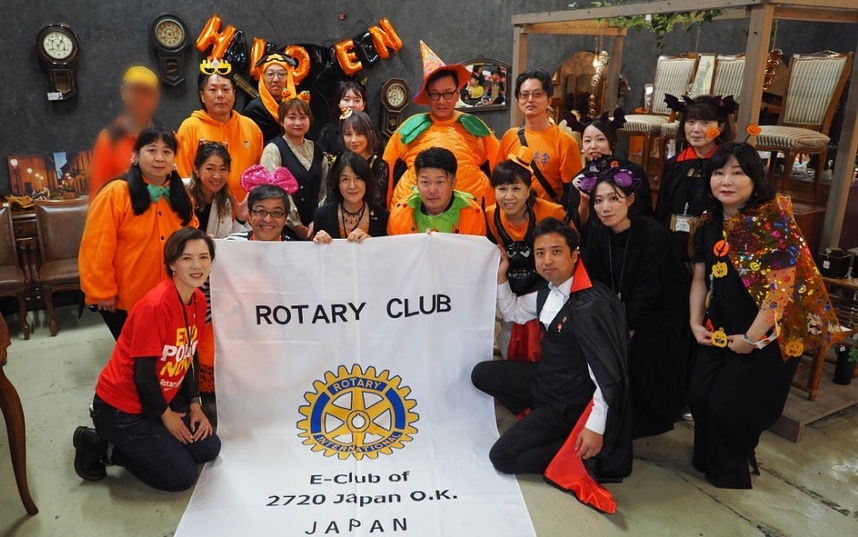 大分市職員のみなさんと愉快なEクラブのメンバー