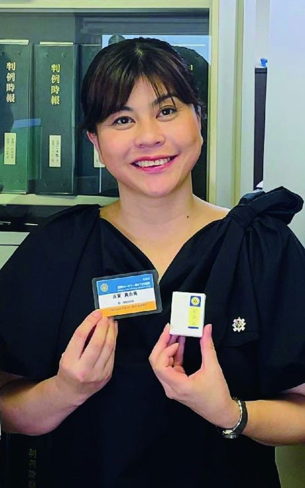 古賀 真由美 会員 （2720 Japan O.K. ロータリーEクラブ所属・(有)誠邦産業 取締役）