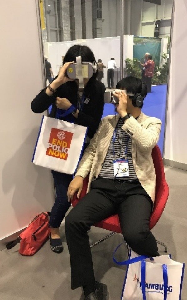 松⽥⽒に授業に参加していただいた時の様⼦