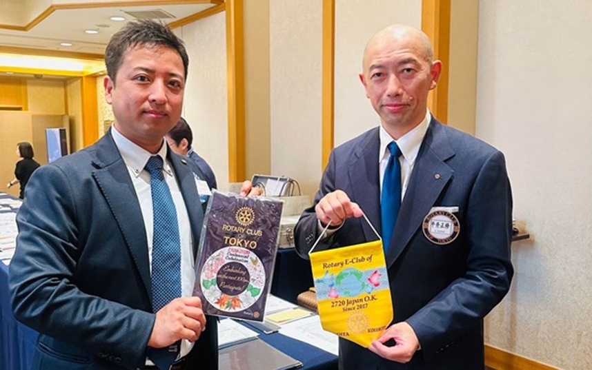 東京RCの平井幹事とバナー交換
