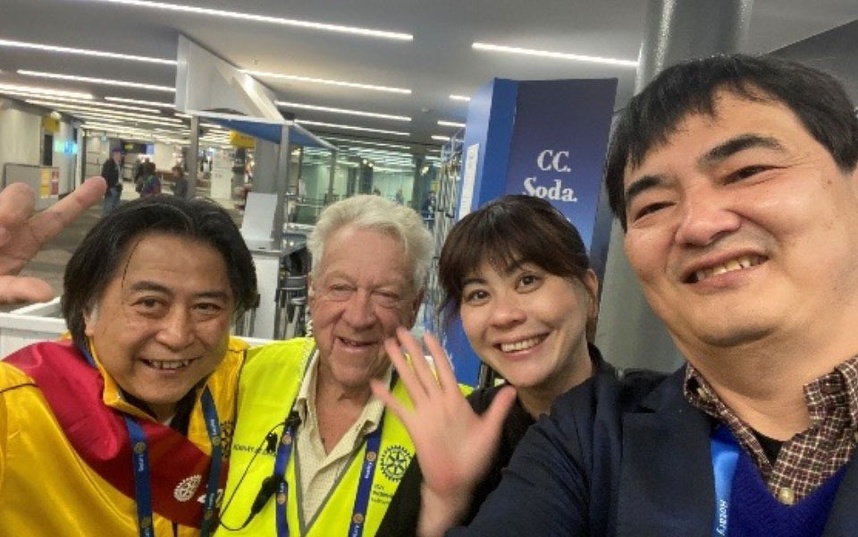 毎回会場のボランティアをしてくださる２５７０地区のロータリアンOさん