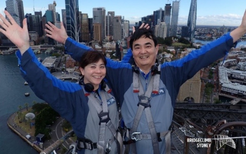 メルボルン大会の帰りにシドニーのロータリアンおすすめのブリッジクライム体験
