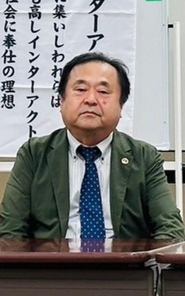 江河　好洋 氏 （宇佐2001ロータリークラブ・株式会社　江河工務店　代表取締役）