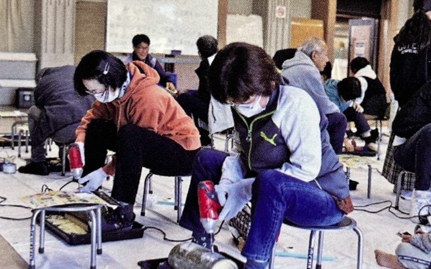 竹灯ろうつくりワークショップ