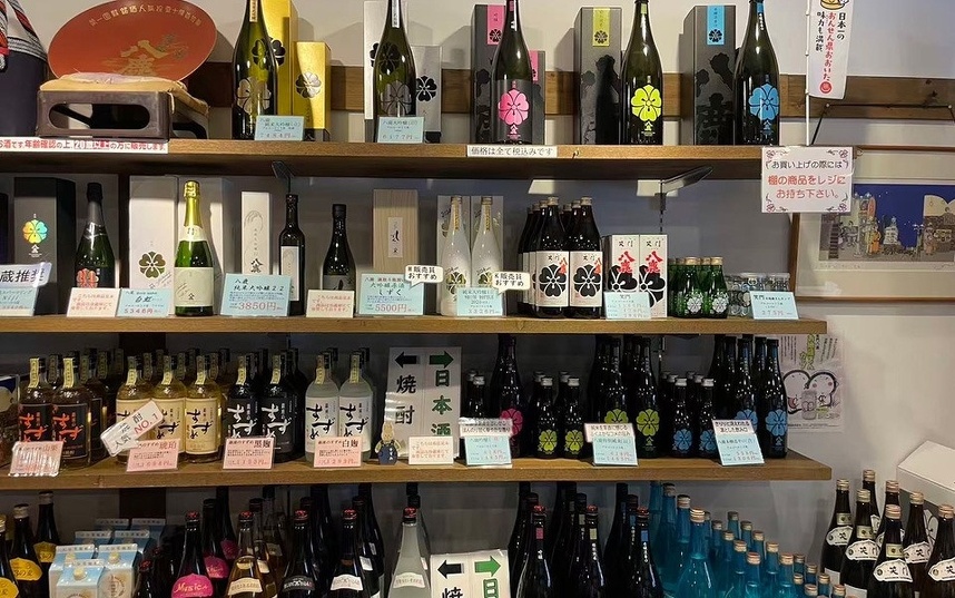 八鹿酒造での現地調査　出所：筆者撮影