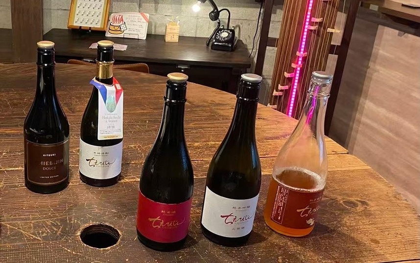 中野酒造での現地調査　出所：筆者撮影