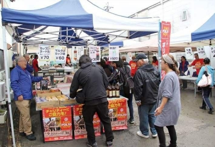 日田RCのポリオ根絶キャンペーン