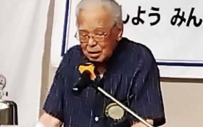 当時の体験を語る諸見里氏