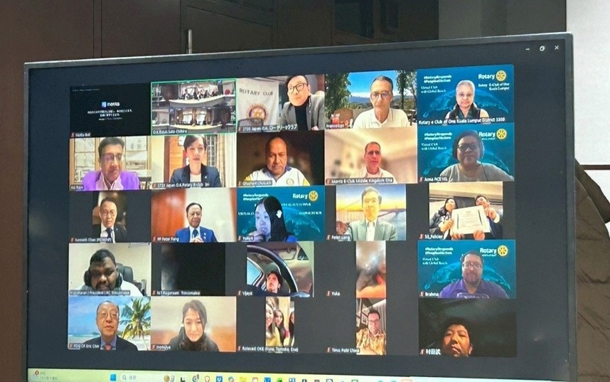 マレーシアEクラブとのzoom